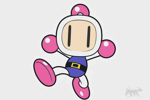 Bomberman Layered Design for cutting