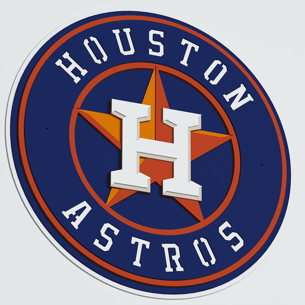 Houston Astros Layered Design for cutting