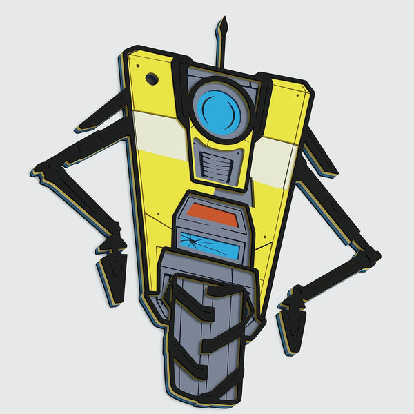 Claptrap (Borderlands) Layered Design for cutting