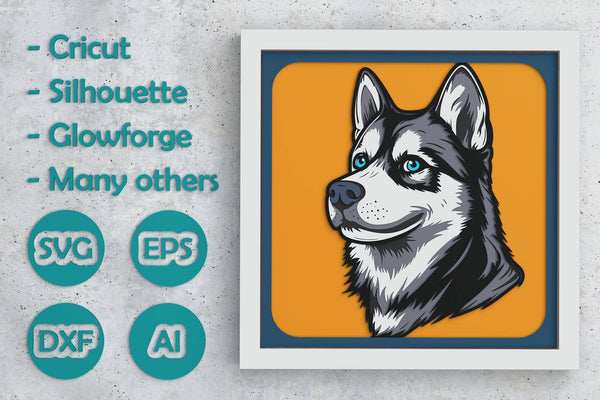 Husky Shadow Box v2. File for cutting