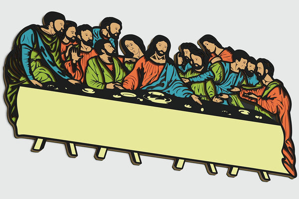 Last Supper Layered Design for cutting
