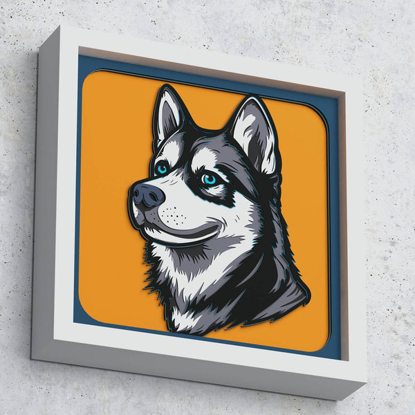 Husky Shadow Box v2. File for cutting