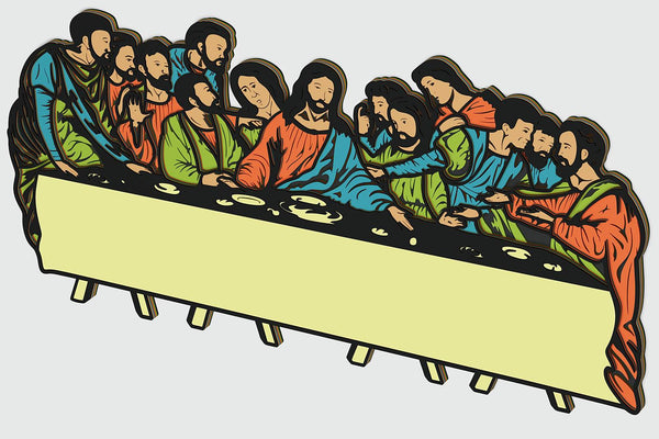 Last Supper Layered Design for cutting