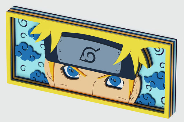 Naruto Eyes Shadow Box. File for cutting