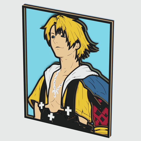Tidus (Final Fantasy) Layered Design for cutting