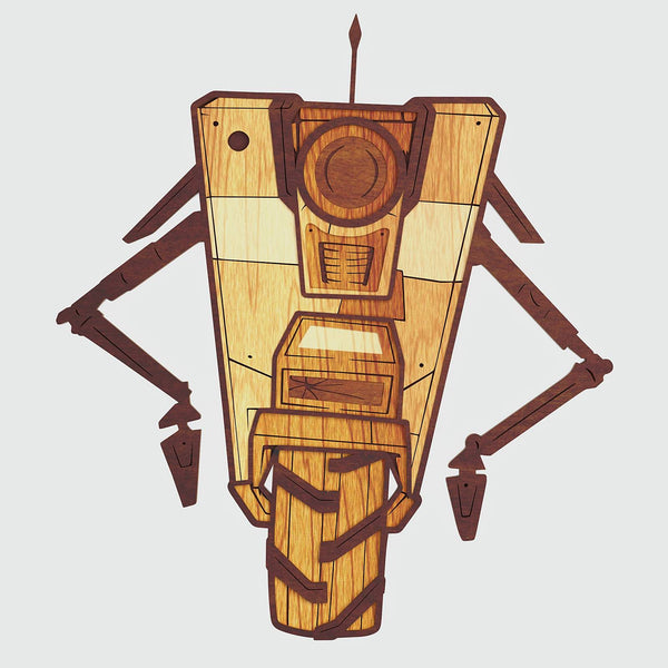 Claptrap (Borderlands) Layered Design for cutting