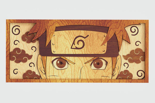 Naruto Eyes Shadow Box. File for cutting