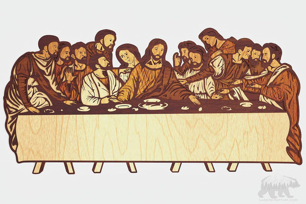 Last Supper Layered Design for cutting