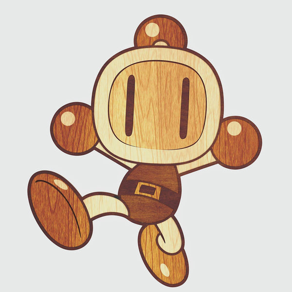 Bomberman Layered Design for cutting