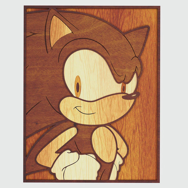 Sonic Portrait Layered Design for cutting