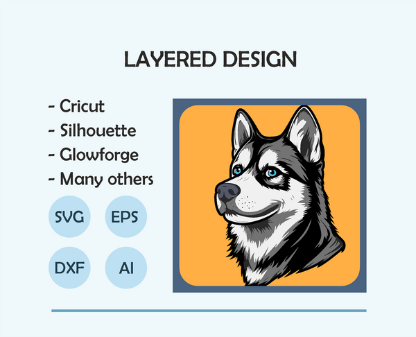 Husky Shadow Box v2. File for cutting