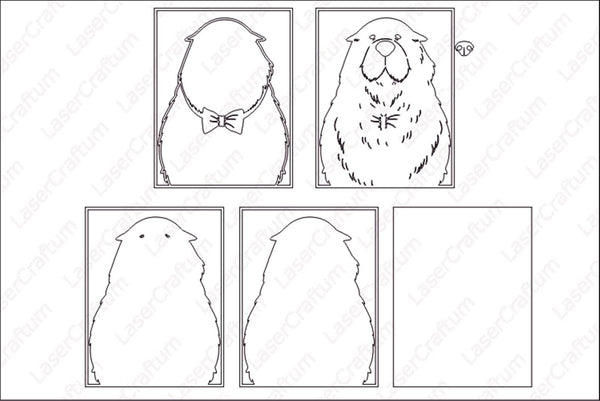 Mr. Bond (Spy x Family) Layered Design for cutting