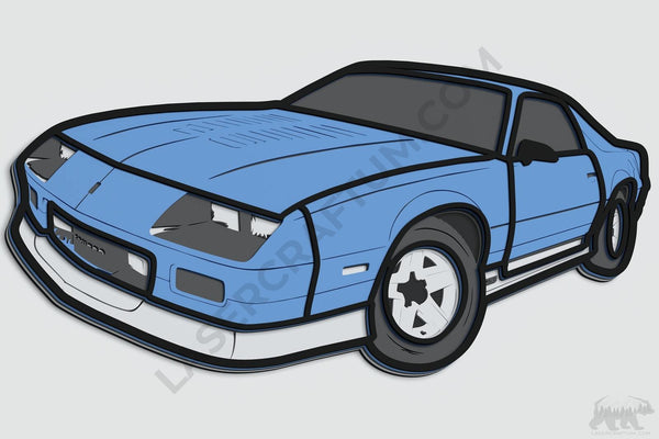 1987 Camaro Z/28 Layered Design for cutting
