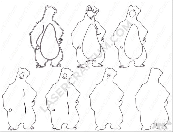 Balloo Layered Design for cutting