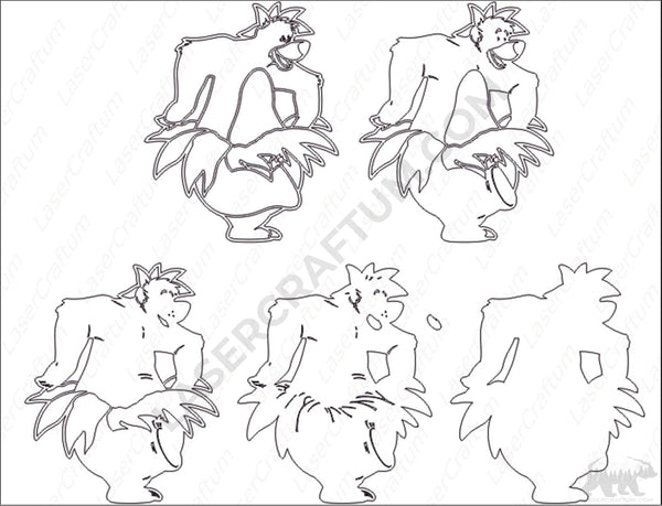 Balloo v2 Layered Design for cutting