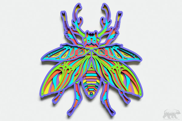 Beetle Layered Design for cutting