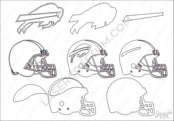 Buffalo Bills Layered Design for cutting