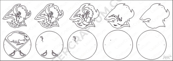 Buffalo Sabres Layered Design for cutting