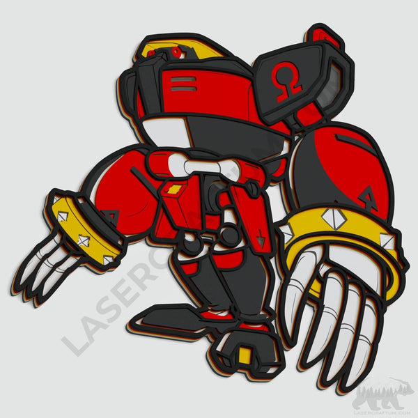 E-123 Omega Layered Design for cutting