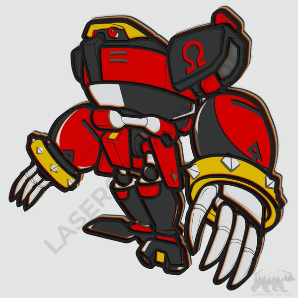 E-123 Omega Layered Design for cutting