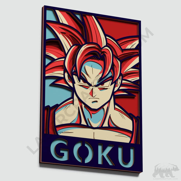 Goku Layered Design for cutting
