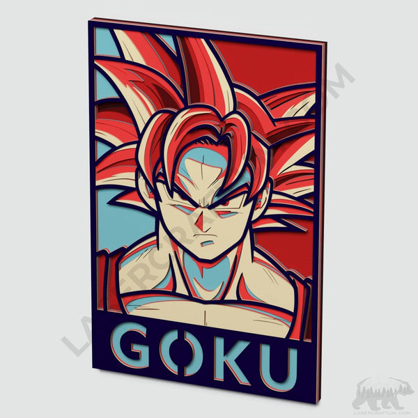 Goku Layered Design for cutting