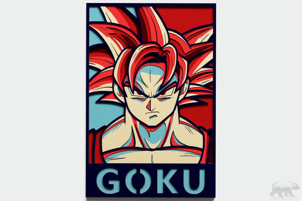 Goku Layered Design for cutting