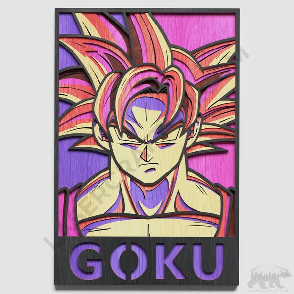 Goku Layered Design for cutting