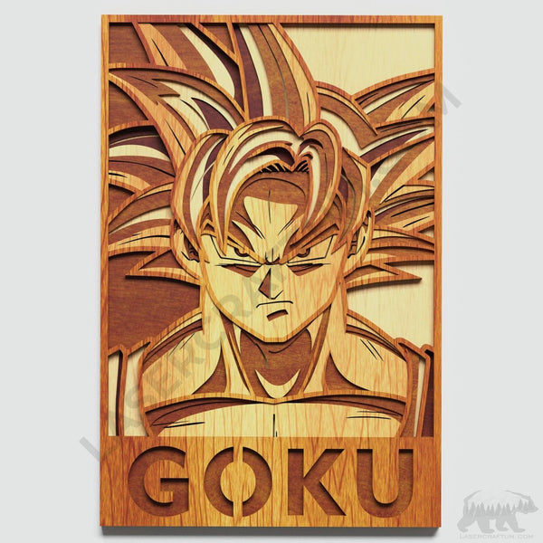 Goku Layered Design for cutting