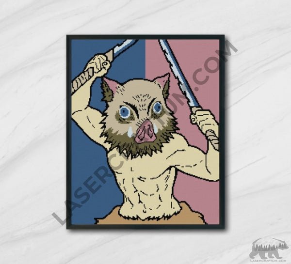 Hashibira Cross Stitch PDF Pattern - LaserCraftum
