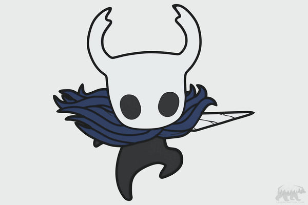 Hollow Knight Layered Design for cutting