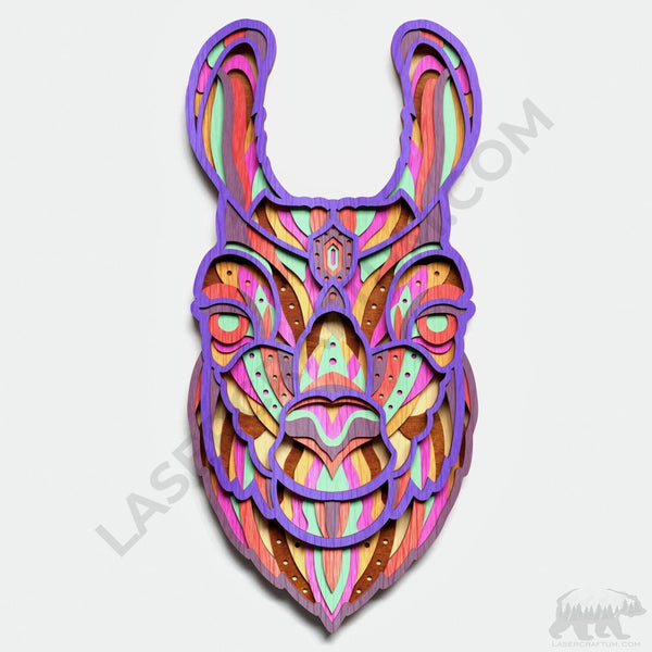 Llama Layered Design for cutting