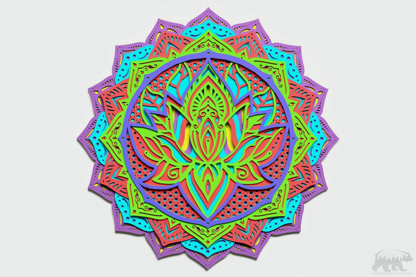 Lotus Layered Design for cutting