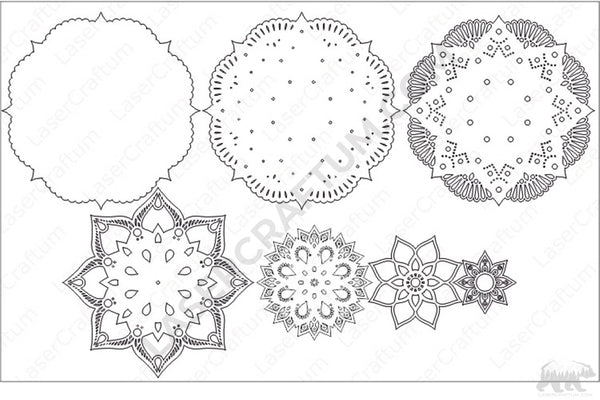 Mandala #4. Free Multilayer Design for cutting