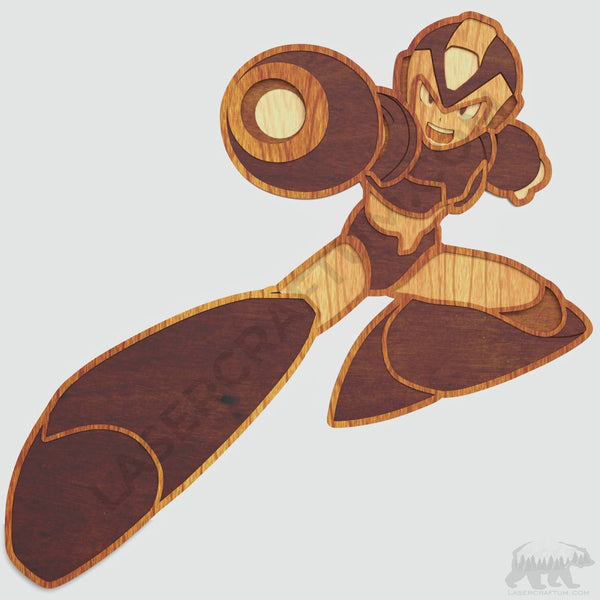 Mega Man Layered Design for cutting