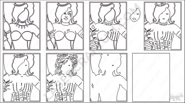 Moxxi Layered Design for cutting