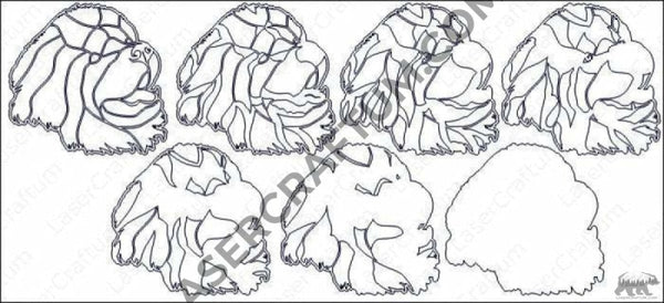 Newfoundland Multilayer Design for cutting - LaserCraftum