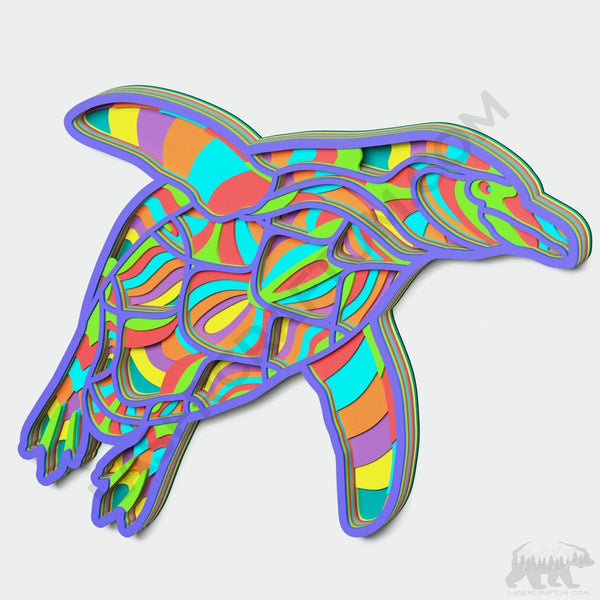 Penguin Layered Design for cutting