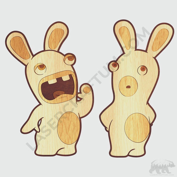 Rabbids Layered Design for cutting