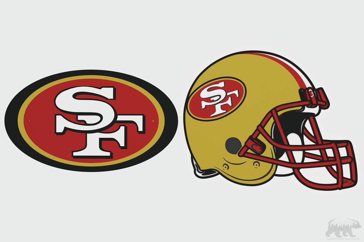 San Francisco 49ers: Go 49ers 2 Piece Laser Die Cut Kit