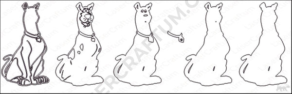 Scooby-Doo Layered Design for cutting