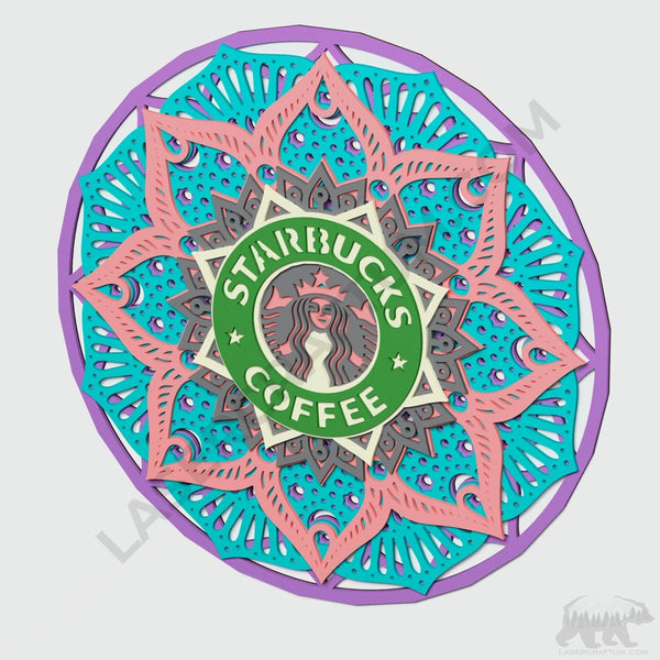 Starbucks Layered Design for cutting