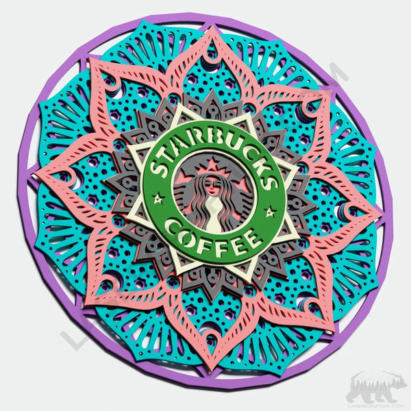 Starbucks Layered Design for cutting