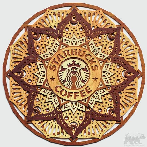 Starbucks Layered Design for cutting
