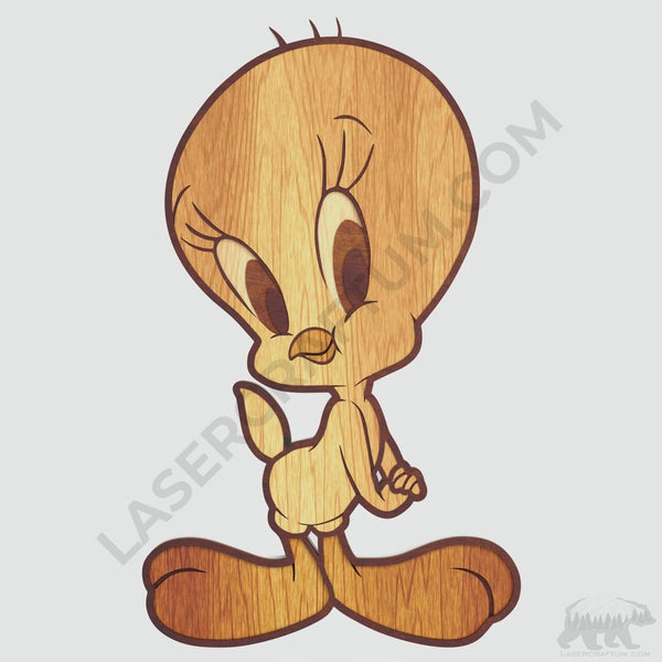 Tweety Layered Design for cutting