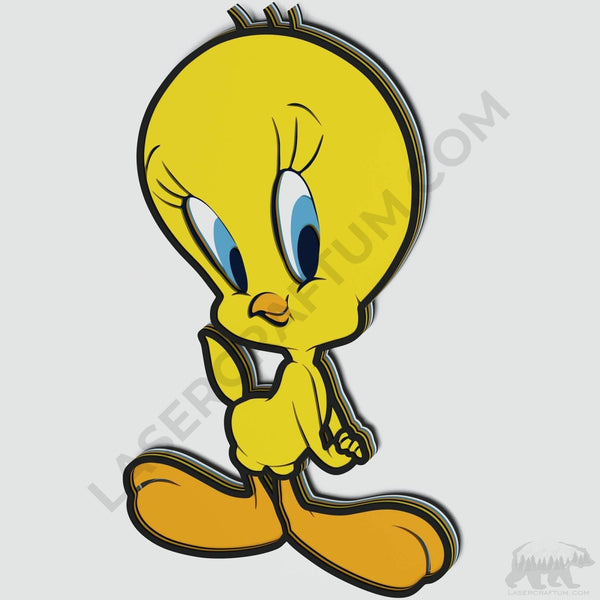 Tweety Layered Design for cutting