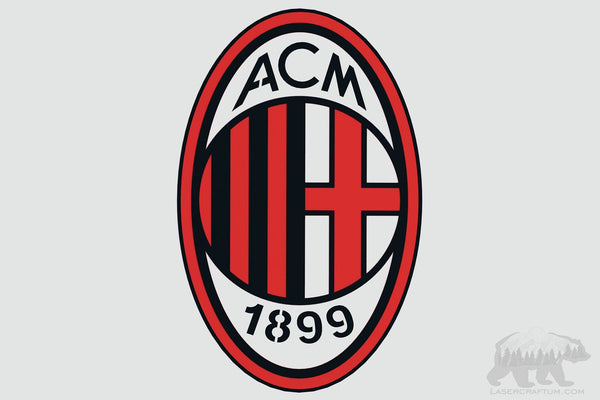 Milan Logo Layered Design for cutting