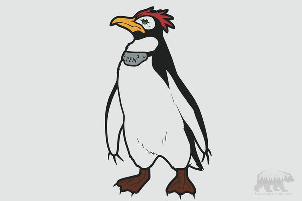 Pen Pen (Evangelion) Layered Design for cutting