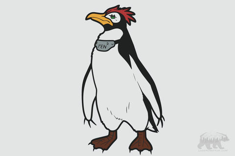 Pen Pen (Evangelion) Layered Design for cutting