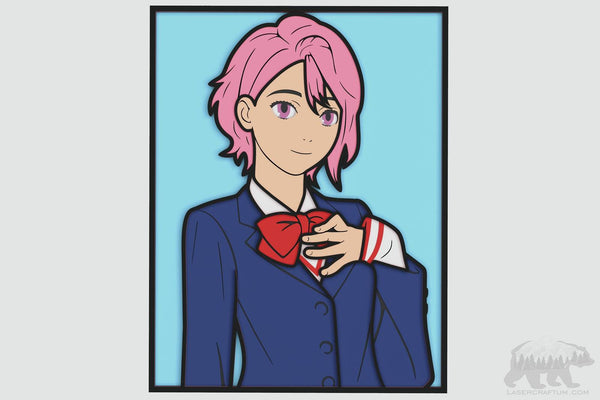 Aira Shiratori (Dandadan) Layered Design for cutting